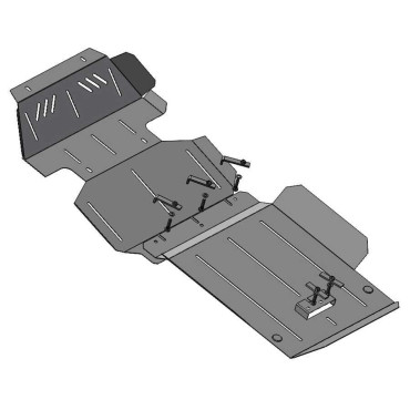 Bronex protecția motor, cutie de viteze, radiator Great Wall Wingle 5 2011- Standard