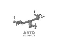 Dispozitiv de remorcare detașabil Inserție pătrată - Mercedes-Benz B-Class (W245) 2005-2011 - фото товара в интернет магазине autoprostavka