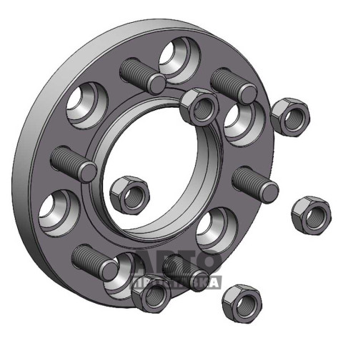 Проставки для вылета колес на Lincoln 20 мм 6x135 dia 87,1 (STUD14x1.5) фото 4