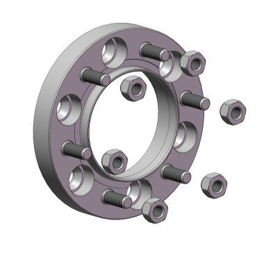Distanțiere roți pentru Hyundai 25 mm 6x139,7 dia 106,1 (STUD12x1.5)