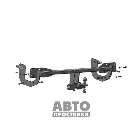 Фаркоп съемный под американский квадрат - Citroen C4 Picasso универсал 2007-2013 фото 3