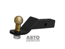 Inserție bară de remorcare pătrată 50x50 210 mm aurie Bronex - фото товара в интернет магазине autoprostavka