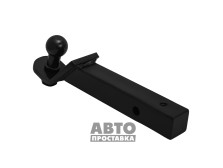 Cârlig remorcare 50x50 310 mm, bilă negru Bronex - фото товара в интернет магазине autoprostavka
