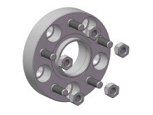 Distanțiere roți pentru Acura 30 mm 5x114,3 dia 64,1 (STUD12x1.5) - фото товара в интернет магазине autoprostavka